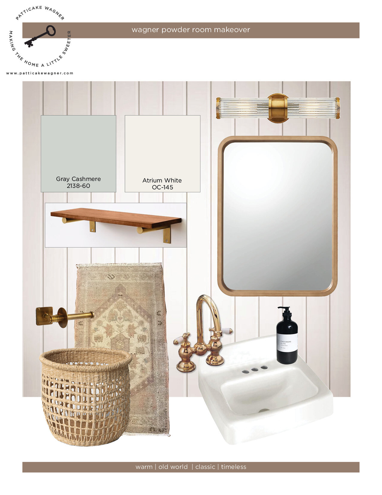 Powder Room Remodel: Design Direction - Patticake Wagner