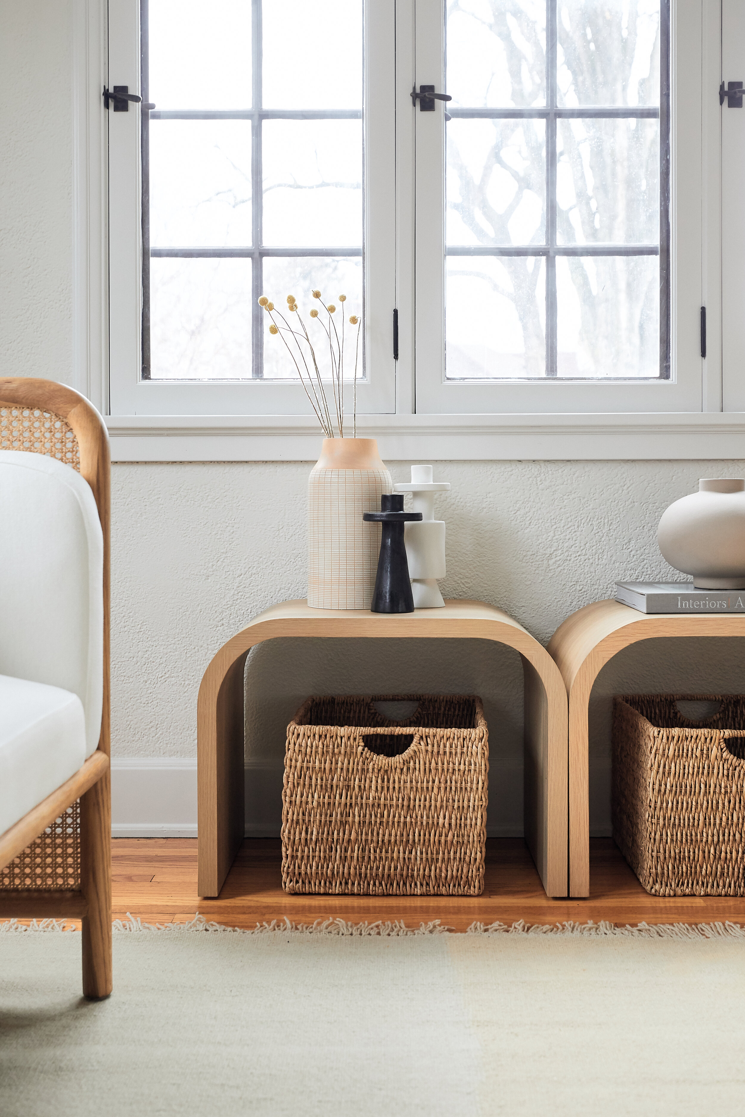 Happy Bunching Table; Primitive Vases; Full Moon Vase