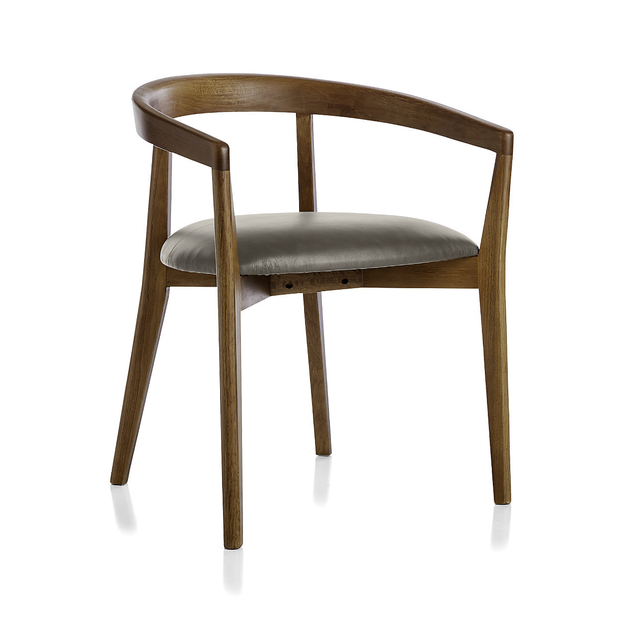 Cullen Shiitake Stone Round Back Dining Chair