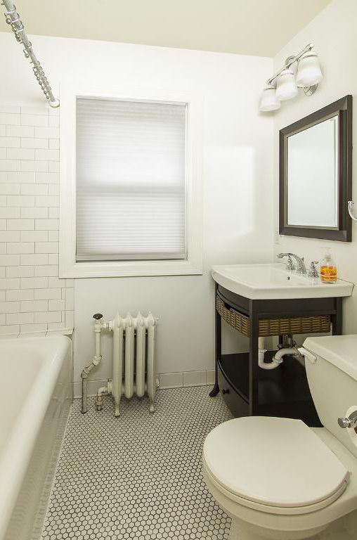 One of the bathrooms inside the building that Brian and his brother turned into condos in 2006. Photo from Zillow