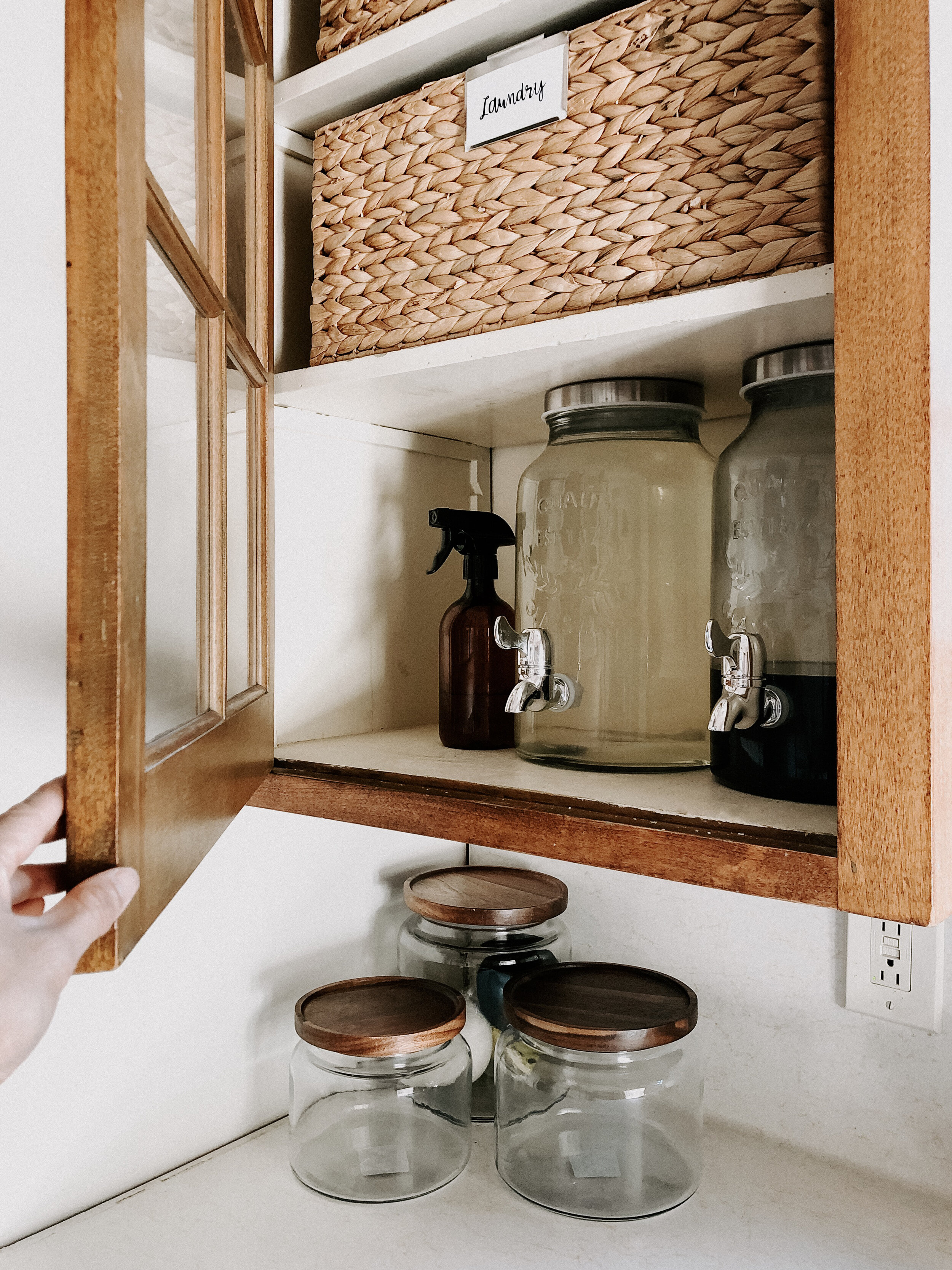 AFTER | beverage dispensers, glass canisters