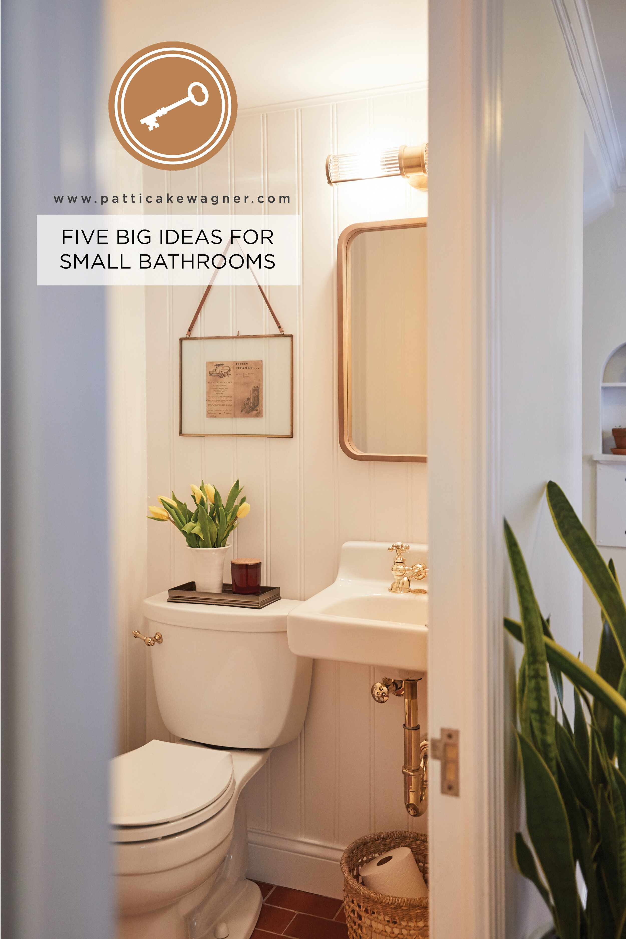 five big ideas for small bathrooms
