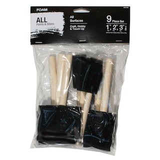Click for more info about 1 in., 2 in. and 3 in. Chiseled Foam Paint Brush Set (9-Pack) A 8509 - The Home Depot
