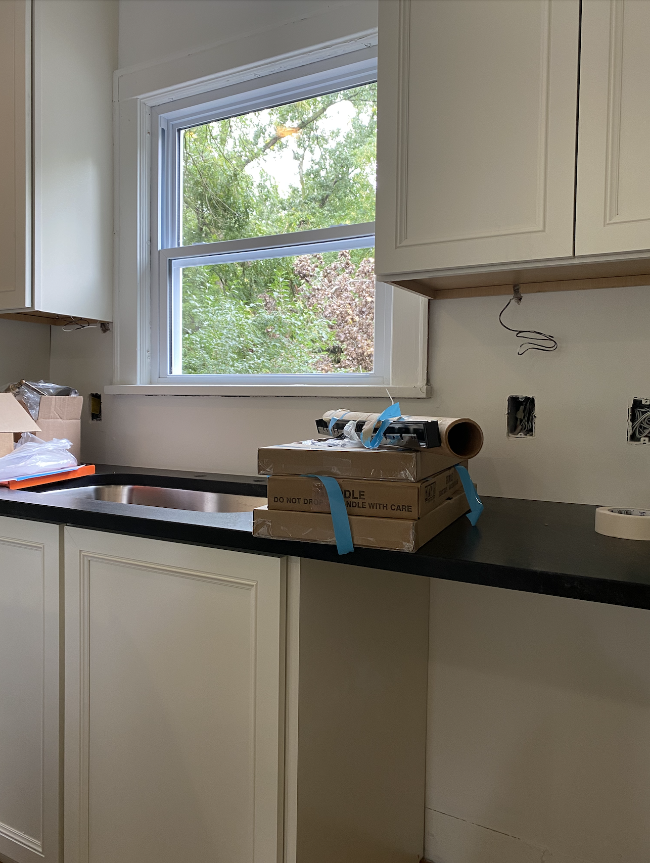 cabinet and counter install